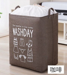 1 DB ruhatároló konténer Összehajtható mosodai akadály piszkos ruhák szennyes kosár Játékok tároló vödör Ruhaszoba szervező