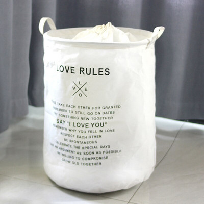 Kanta za pohranu pamuka i lana od nordijske tkanine Stolna košara za pranje prljave odjeće Sklopiva kutija za pohranjivanje sitnih stvari