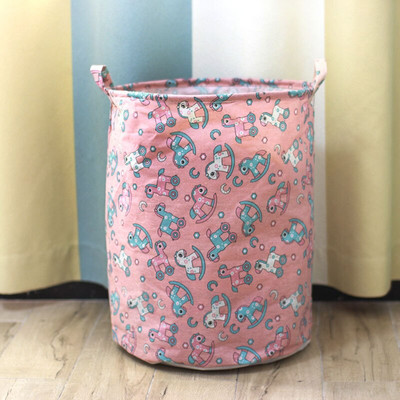 Kanta za pohranu pamuka i lana od nordijske tkanine Stolna košara za pranje prljave odjeće Sklopiva kutija za pohranjivanje sitnih stvari