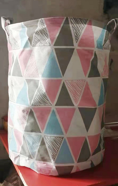 Kanta za pohranu pamuka i lana od nordijske tkanine Stolna košara za pranje prljave odjeće Sklopiva kutija za pohranjivanje sitnih stvari