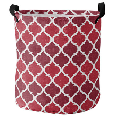 Geometrijska žuto siva vintage marokanska košara za prljavo rublje Sklopiva košara za kućni organizator Odjeća Košara za pohranu dječjih igračaka