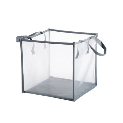 Tinklinis skalbinių krepšelio drabužių laikiklis Sulankstomas skalbinių maišelis skalbinių maišelis Drabužiai Vaikams žaislų laikymo kibirai Įvairūs daiktai