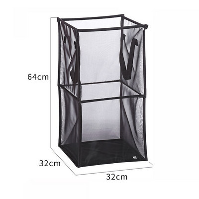 Nešvarių skalbinių rūbų krepšelis Sulankstomas audinys Tinklelis Namų apyvokos drabužių laikymas Didelės talpos Vonios kambario apdaila Sandėliavimo Krepšelis