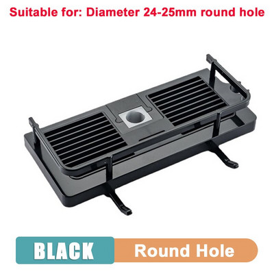 Dušo laikymo laikiklis Vonios kambario lentyna stulpeliai Lentynos Šampūnas Padėklas Stovas be gręžimo Kėlimo strypas Dušo galvutės laikiklio stovo organizatorius