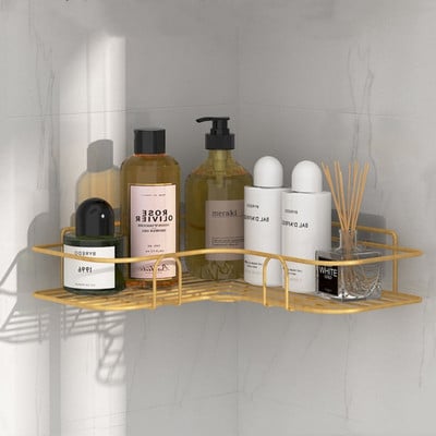 Raft pentru baie Suport de depozitare pentru duș Suport pentru toaletă Suport pentru suport pentru depozitare șampon Accesorii pentru baie Suport organizator pentru bucătărie