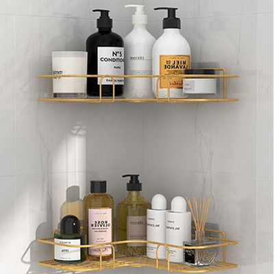 Raft pentru baie Suport de depozitare pentru duș Suport pentru toaletă Suport pentru suport pentru depozitare șampon Accesorii pentru baie Suport organizator pentru bucătărie