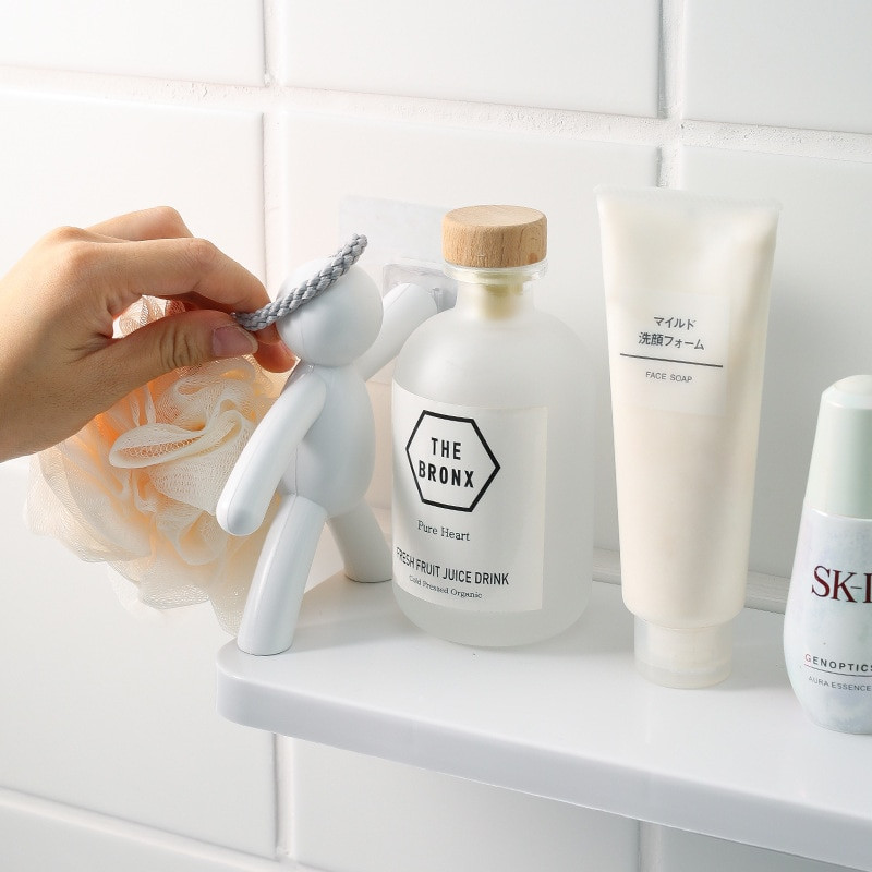 Creative Home Vonios kambario laikymo lentynos Laikiklis Mielos lėlės piktadarių lentynos Lipnios virtuvės vonios kosmetikos laikymo lentynos