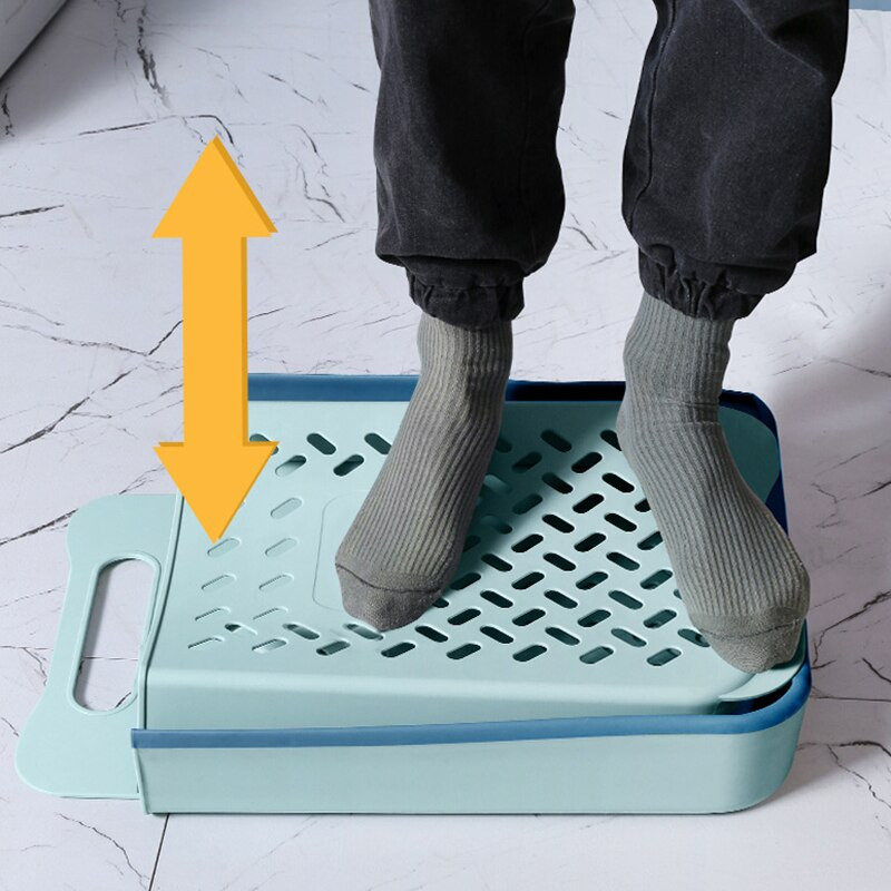 Coș de rufe murdar, portabil, pliabil pentru baie, coș de depozitare pentru haine murdare, agățat pe perete de uz casnic, organizator de haine, găleată