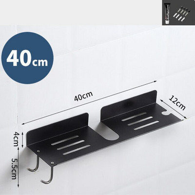 Držač slavine za tuš Posuda za šampon Stalak za sapun Držač Stalak za odlaganje tuša Bez bušenja Plutajuća polica Kupaonski pribor