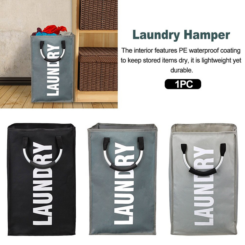 Kollégiumi szoba hálószoba Modern összecsukható fogantyúval Hordozható ruhák kosár Mosoda akadályozza Önálló Otthon Oxford Ruharendező