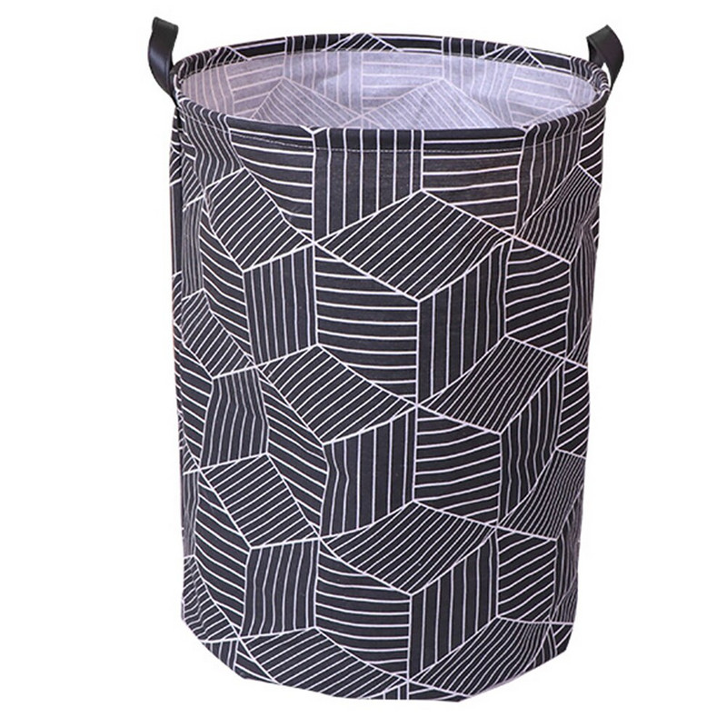 Skalbinių krepšelis Sulankstomas medvilninės skalbinių laikymo dėžė, didelė talpa, taupanti dvi ausis, buitinė vaikų žaislas nešvarūs drabužiai