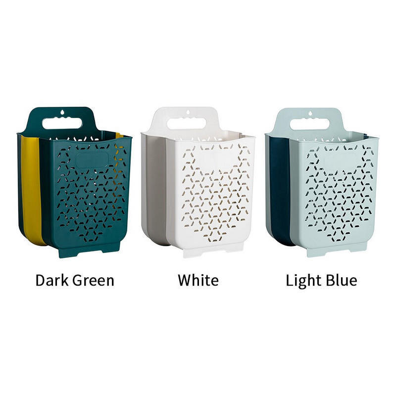 Nagy teherbírású akasztós fürdőszobai helytakarékos falra szerelhető, lélegző mosodai kosár, nagy kapacitású szervező gyerekjáték