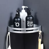 Erdvė Aliuminio Vonios lentyna Dušo lentynos Be gręžimo Sieninis Dušo laikymo lentyna Kampinė lentyna Vonios kambario priedai