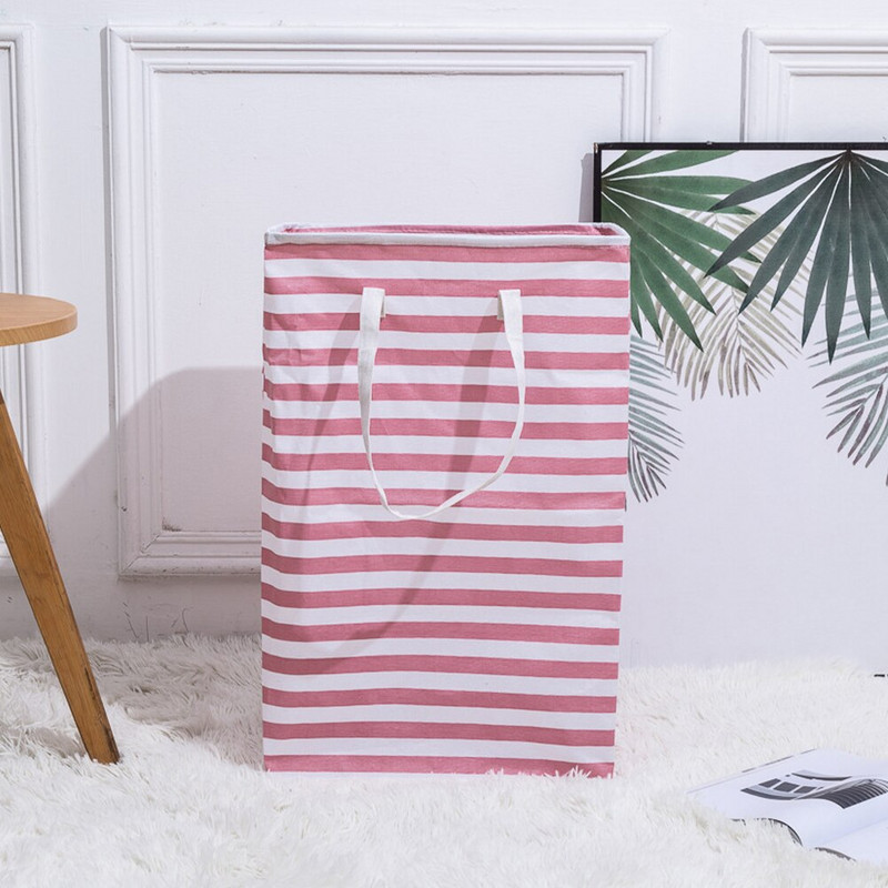 75 literes otthoni fürdőszoba fogantyúkkal játékokhoz Modern szabadon álló tárolókosár Hálószoba Nagy kapacitású mosodai akadály Összecsukható