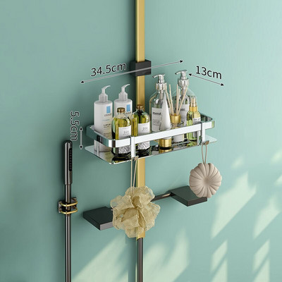 Vonios lentyna be smūgių laikymo lentyna kampinė dušo strypo lentynos prie sienos montuojamas tualeto laikiklis 304 nerūdijančio plieno trikampis stovas