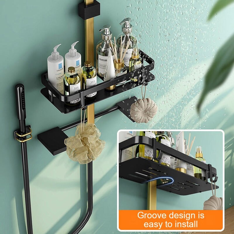 Vonios lentyna be smūgių laikymo lentyna kampinė dušo strypo lentynos prie sienos montuojamas tualeto laikiklis 304 nerūdijančio plieno trikampis stovas