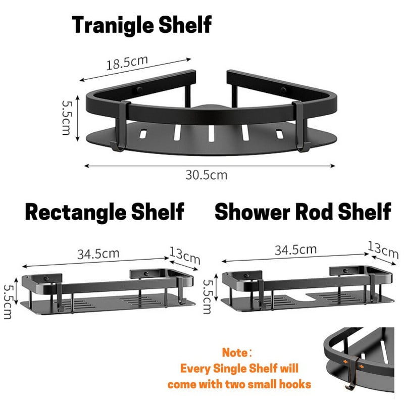Vonios lentyna be smūgių laikymo lentyna kampinė dušo strypo lentynos prie sienos montuojamas tualeto laikiklis 304 nerūdijančio plieno trikampis stovas