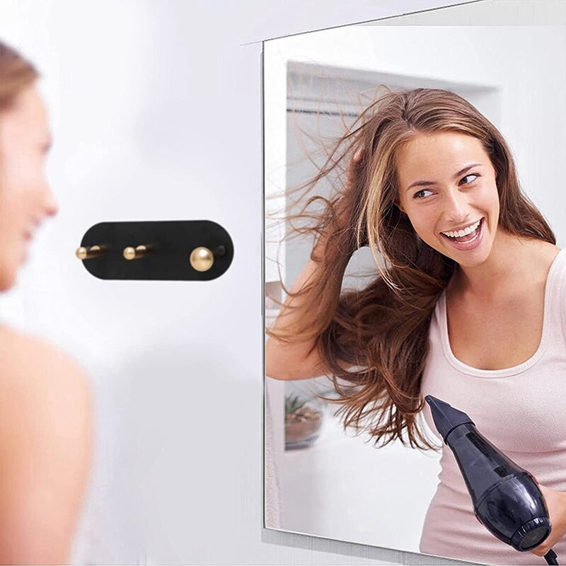Hajszárító tartó Falra szerelhető, Hajápoló Styling Tool Rendszerező Fürdőszobához és Fodrászathoz Dyson Hajszárítóhoz