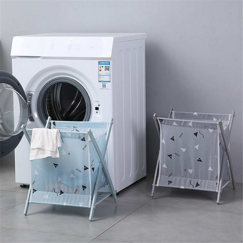 Sulankstomas vandeniui atsparus skalbinių dėklas X rėmo drabužių krepšys Nešiojama skalbimo dėžė Krepšelis Sandėliavimas Didelė talpa butams namuose