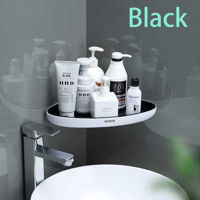 Ecoco zidna polica za kupaonicu Zidne police za skladištenje bez bušenja Stalak za ručnike za šampon Kupaonski pribor Kuhinjski organizator