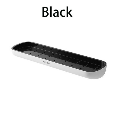 Ecoco zidna polica za kupaonicu Zidne police za skladištenje bez bušenja Stalak za ručnike za šampon Kupaonski pribor Kuhinjski organizator