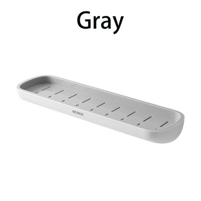 Ecoco zidna polica za kupaonicu Zidne police za skladištenje bez bušenja Stalak za ručnike za šampon Kupaonski pribor Kuhinjski organizator