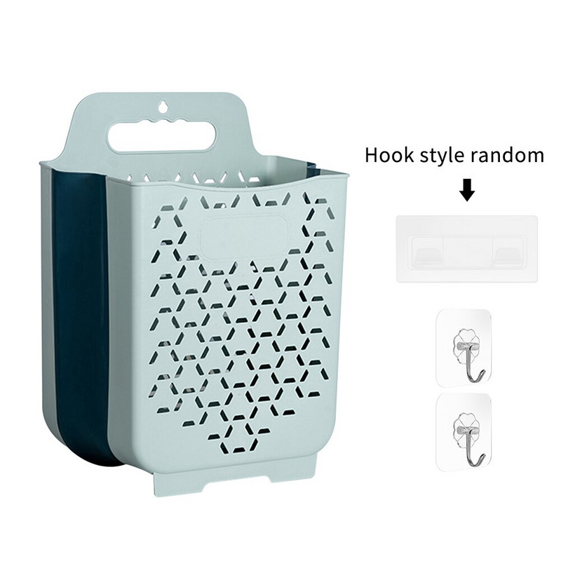 Fürdőszoba Akasztható szennyes kosár Falra szerelhető tárolóhely Helytakarékos nagy kapacitású gyerekjáték kiegészítők többcélú