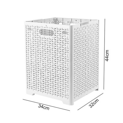 Sulankstomas skalbinių krepšelis įvairių reikmenų konteineris su dangteliu pertvara Skalbiniai Sulankstomi nešvarių drabužių krepšelis Vonios kambarys Miegamojo sandėliukas