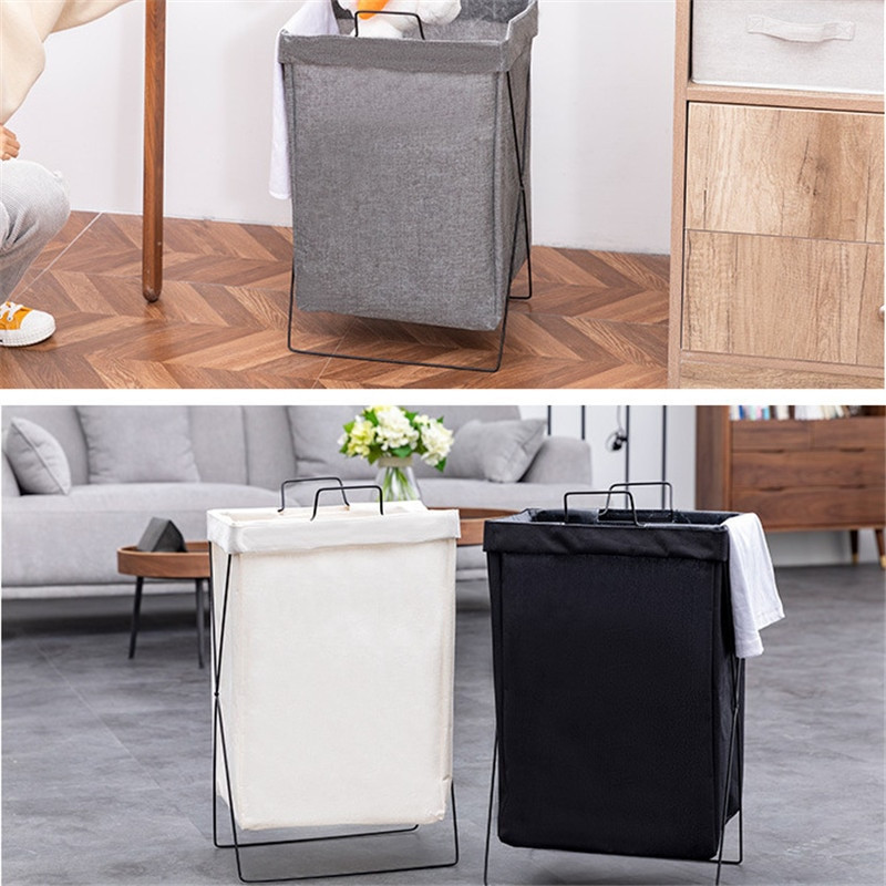 Sulankstomas skalbinių krepšelio organizatorius, didelės talpos skalbinių laikiklis nešvariems drabužiams, buitinių žaislų laikymo kibiras, atsparus vandeniui