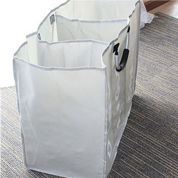 3 решетки Сгъваеми водоустойчиви кошници за пране с дръжки Домакинска кошница Пране за пране на мръсни дрехи Кошница за съхранение Организатор