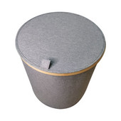 Skalbinių krepšelis su dangteliu Vonios kambarys Nešvarių drabužių laikymo krepšys Neperšlampamas skalbinių laikiklis Didelis įvairių daiktų laikymo krepšeliai