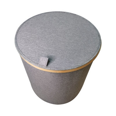 Skalbinių krepšelis su dangteliu Vonios kambarys Nešvarių drabužių laikymo krepšys Neperšlampamas skalbinių laikiklis Didelis įvairių daiktų laikymo krepšeliai