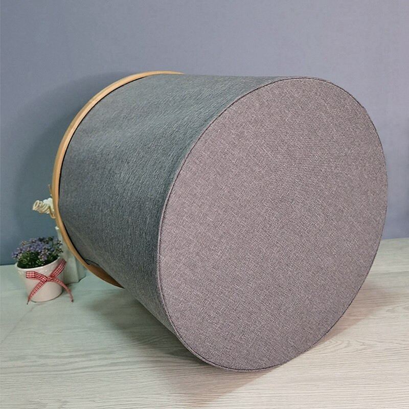 Skalbinių krepšelis su dangteliu Vonios kambarys Nešvarių drabužių laikymo krepšys Neperšlampamas skalbinių laikiklis Didelis įvairių daiktų laikymo krepšeliai