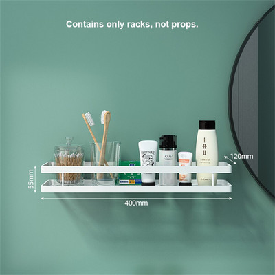 Šiaurės šalių vonios lentynos be perforavimo, stiprios laikančiosios įvairios apkrovos laikymo lentynos Daugiafunkcinis virtuvės prieskonių butelių laikiklis