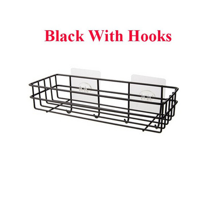 Vonios kambario virtuvės sieninės lentynos, laikymo lentynos, kabliukai šampūno laikiklis Vonios kambario lentynos laikiklis Pakabinamas laikymo lentyna dušo laikiklis