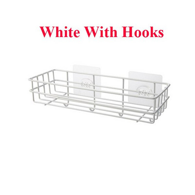 Vonios kambario virtuvės sieninės lentynos, laikymo lentynos, kabliukai šampūno laikiklis Vonios kambario lentynos laikiklis Pakabinamas laikymo lentyna dušo laikiklis