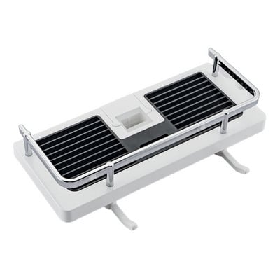 Издръжлив рафт за съхранение в банята Рафт за душ Рафт за табла за шампоан Един слой Без пробиване Повдигаща се душ глава Поставка за душ бар