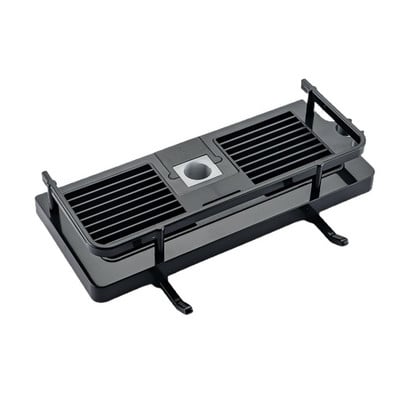 Издръжлив рафт за съхранение в банята Рафт за душ Рафт за табла за шампоан Един слой Без пробиване Повдигаща се душ глава Поставка за душ бар