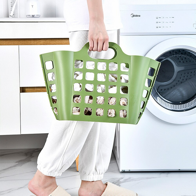 Összecsukható szennyes kosár Falra szerelhető piszkos ruhatároló kosár WC csereruha tároló kosár háztartási fürdőszobához