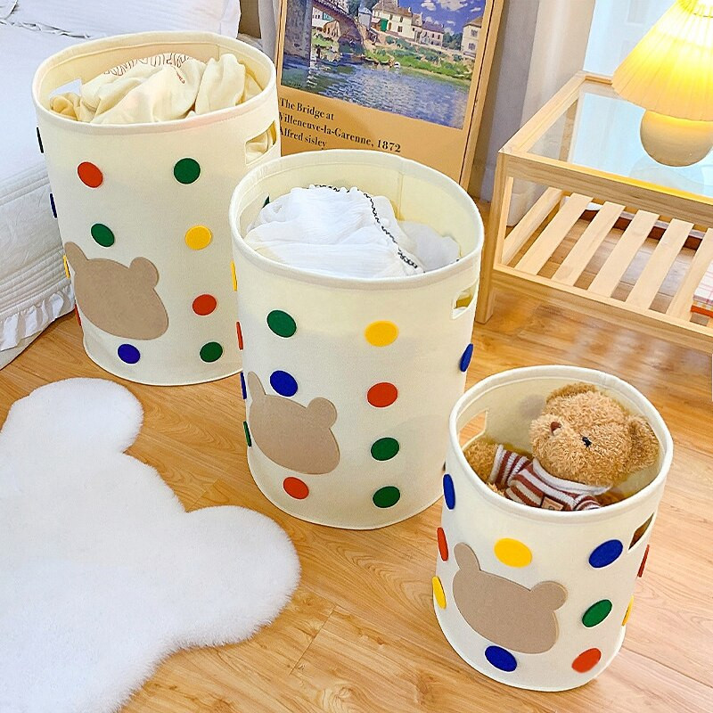 Didelis laikymo krepšys, veltinio audinio krepšys, organizatorius, žaislas, įvairūs daiktai. Organizatorius sulankstomas skalbinių krepšelis.