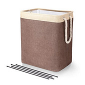 Coș de depozitare Coșuri țesătură pliabilă Haine murdare Bumbac frânghie Mâner pliabil Economisește spațiu Coș de rufe durabil