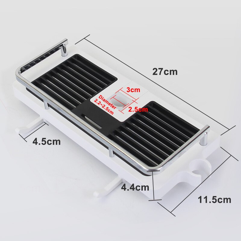 Novi držač za pohranu tuša, organizator, polica za kupaonicu, postolje za pladanj za šampon, bez bušenja, plutajuća polica za zidne predmete za kućanstvo