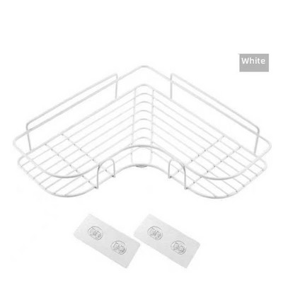 1 db fürdőszobai polc zuhanyfalra szerelhető sampon tároló tapadókoronggal, fúrás nélkül Konyhai tároló Fürdőszoba kiegészítők