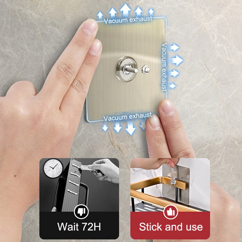 Vonios kambario lentynos Nauja be gręžimo kampinė lentyna dušo kabina laikymo lentyna Šampūno laikiklis Tualetas Organizatorius Vonios kambario priedų rinkinys