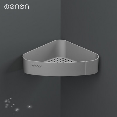 MENGNI Raft de depozitare din plastic, rezistent la apă, montat pe perete Suport produs pentru duș Suport de depozitare pentru bucătărie Seturi de accesorii pentru baie