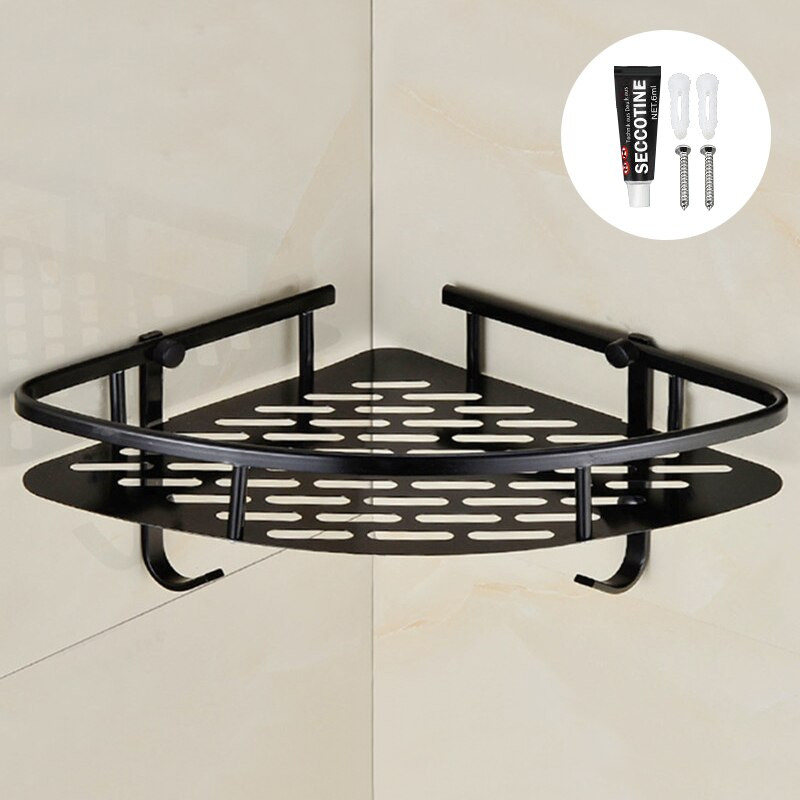 Kabantys vonios lentynos Vonios kambario lentynų tvarkytuvas 2 sluoksnių kampinė lentyna be smūgio šampūno laikiklis laikymo stovas tualeto krepšelio laikiklis