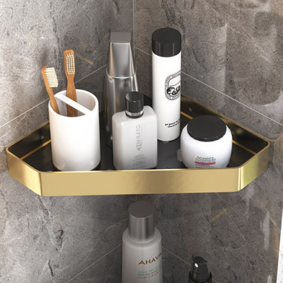 Vannitoa riiul Duširiiulid Nurkriiul Alumiiniumist seinakinnitus dušihoidik riiulihoidik Vannitoa korraldaja Kodumasin