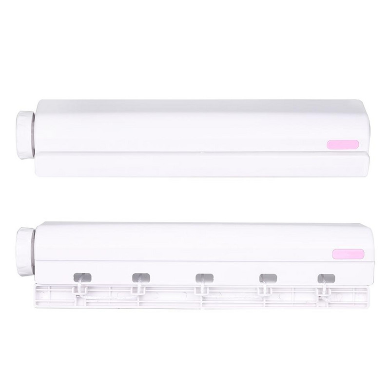 Ištraukiama patalpų drabužių kabykla, virvė, pritvirtinta prie sienos, kabykla, rankšluosčių džiovinimo kabykla, lanksti drabužių linija Vonios drabužių džiovintuvas