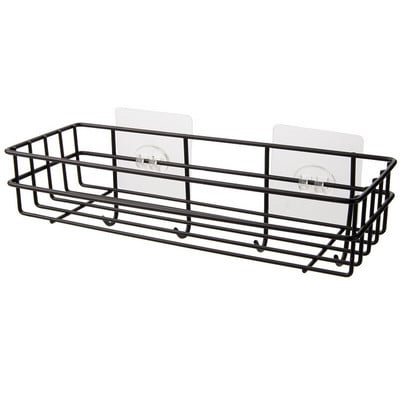 Prie sienos tvirtinamos vonios lentynos dušo lentynos lentynos Klijai laikymo laikiklis Vonios laikiklis Kabantis krepšelis Vonios priedai