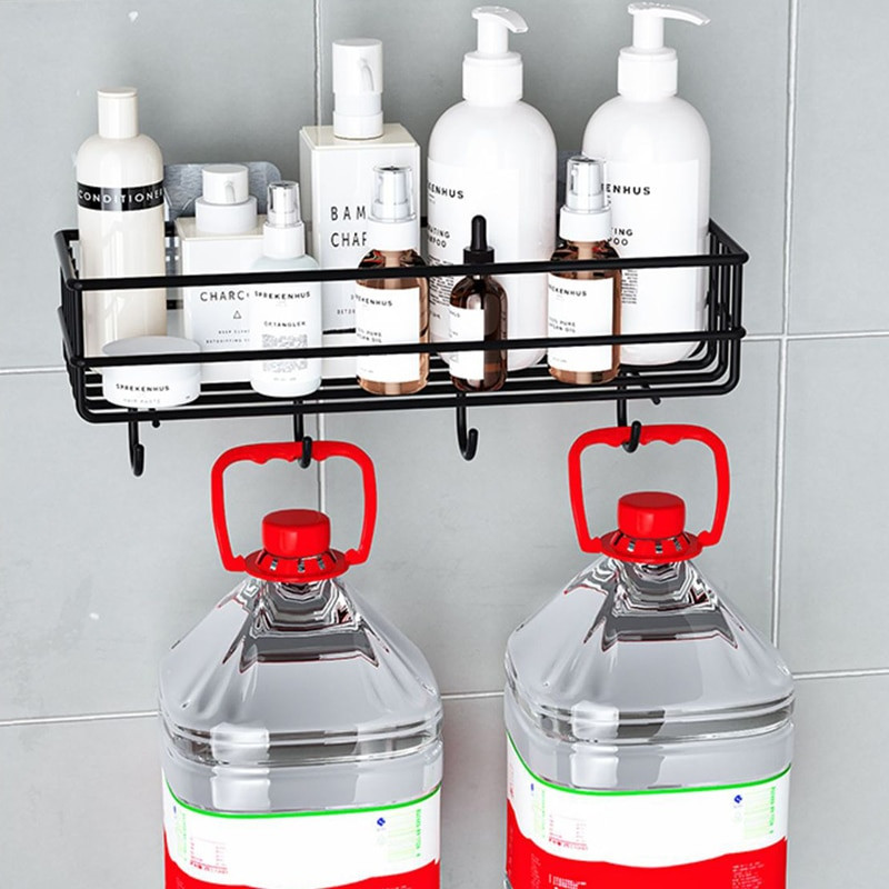 Prie sienos tvirtinamos vonios lentynos dušo lentynos lentynos Klijai laikymo laikiklis Vonios laikiklis Kabantis krepšelis Vonios priedai